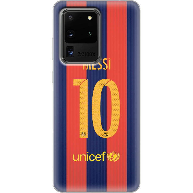 Чехол BoxFace Samsung G988 Galaxy S20 Ultra Messi 10