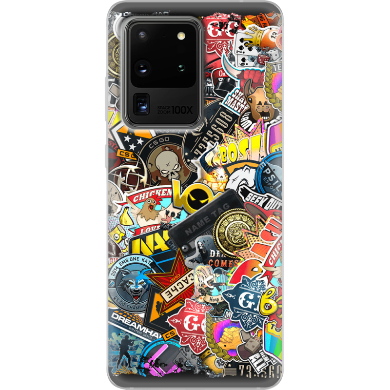 Чехол BoxFace Samsung G988 Galaxy S20 Ultra CS:Go Stickerbombing