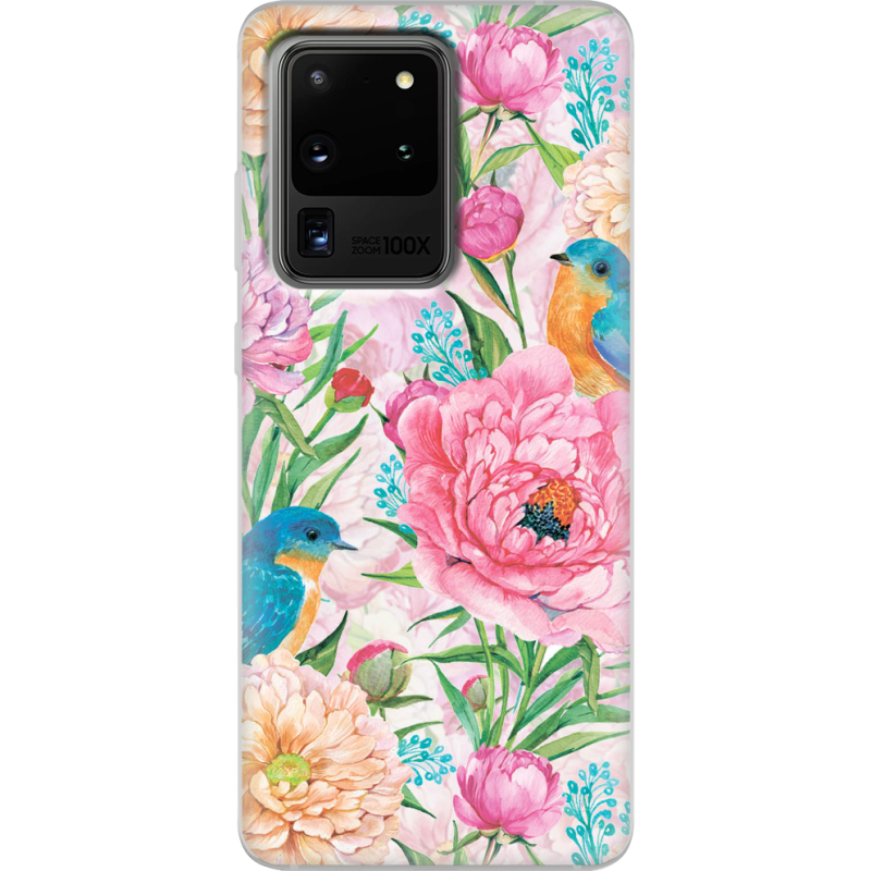 Чехол BoxFace Samsung G988 Galaxy S20 Ultra Birds in Flowers