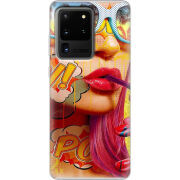 Чехол BoxFace Samsung G988 Galaxy S20 Ultra Yellow Girl Pop Art