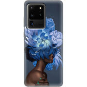 Чехол BoxFace Samsung G988 Galaxy S20 Ultra Exquisite Blue Flowers