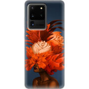 Чехол BoxFace Samsung G988 Galaxy S20 Ultra Exquisite Orange Flowers