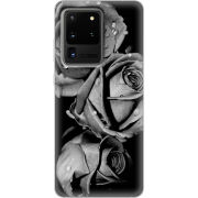 Чехол BoxFace Samsung G988 Galaxy S20 Ultra Black and White Roses