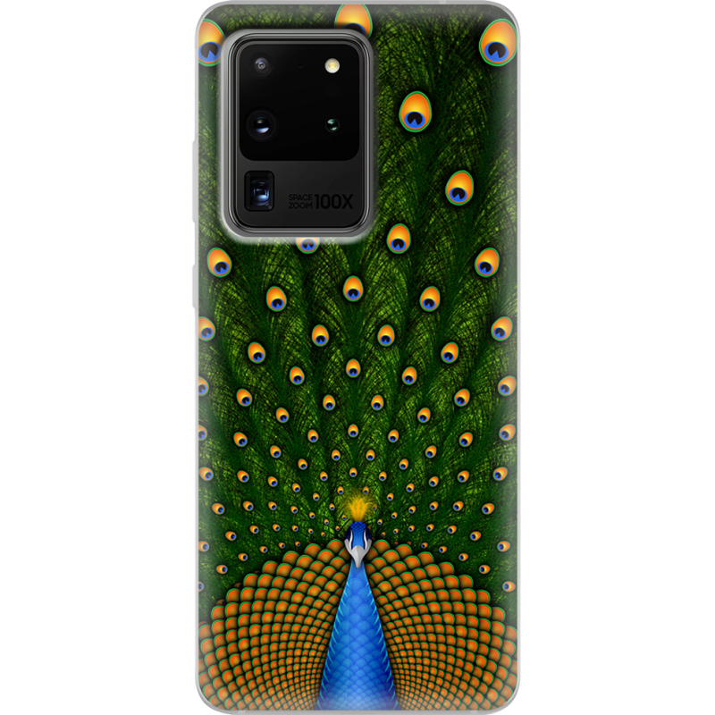 Чехол BoxFace Samsung G988 Galaxy S20 Ultra Peacocks Tail