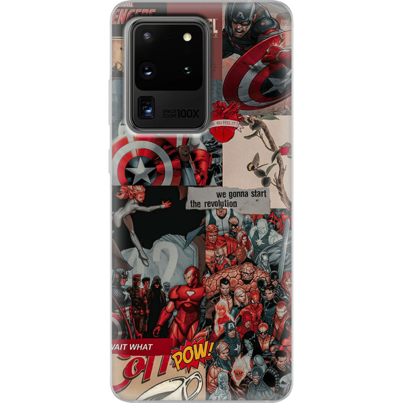 Чехол BoxFace Samsung G988 Galaxy S20 Ultra Marvel Avengers