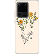 Чехол BoxFace Samsung G988 Galaxy S20 Ultra Flower Hands