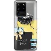 Прозрачный чехол BoxFace Samsung G988 Galaxy S20 Ultra Fashion Pug