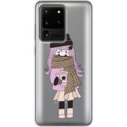 Прозрачный чехол BoxFace Samsung G988 Galaxy S20 Ultra Winter Morning Girl