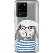 Прозрачный чехол BoxFace Samsung G988 Galaxy S20 Ultra MR. Rabbit