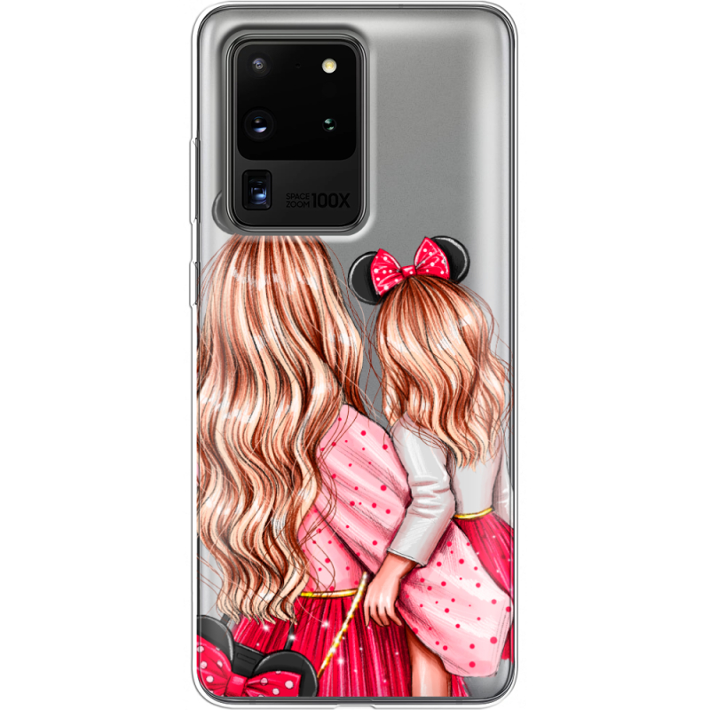 Прозрачный чехол BoxFace Samsung G988 Galaxy S20 Ultra Mouse Girls