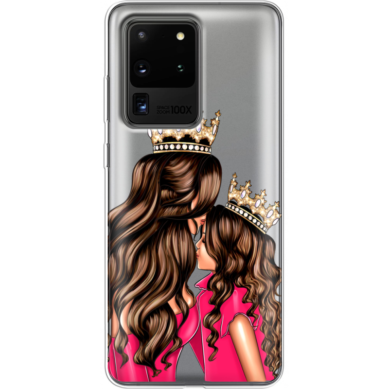Прозрачный чехол BoxFace Samsung G988 Galaxy S20 Ultra Queen and Princess