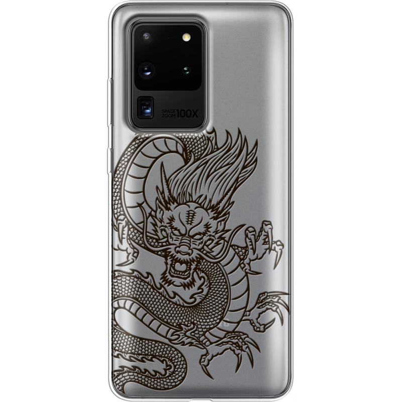 Прозрачный чехол BoxFace Samsung G988 Galaxy S20 Ultra Chinese Dragon