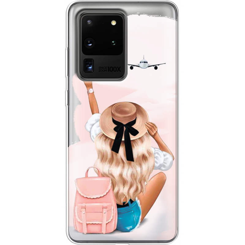 Прозрачный чехол BoxFace Samsung G988 Galaxy S20 Ultra Travel Girl