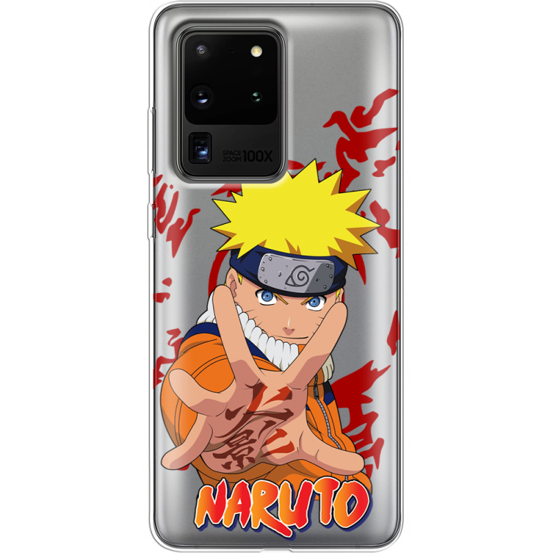 Прозрачный чехол BoxFace Samsung G988 Galaxy S20 Ultra Naruto