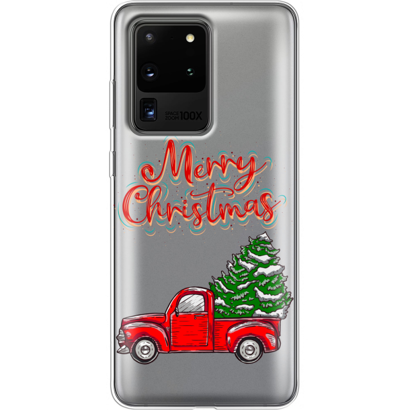 Прозрачный чехол BoxFace Samsung G988 Galaxy S20 Ultra Holiday Car