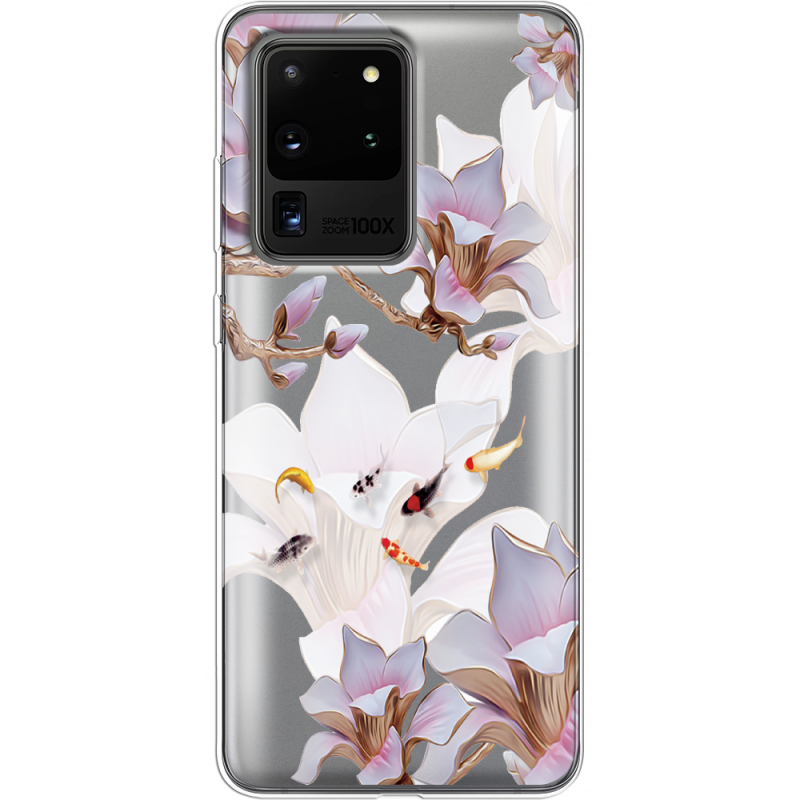 Прозрачный чехол BoxFace Samsung G988 Galaxy S20 Ultra Chinese Magnolia