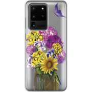 Прозрачный чехол BoxFace Samsung G988 Galaxy S20 Ultra My Bouquet