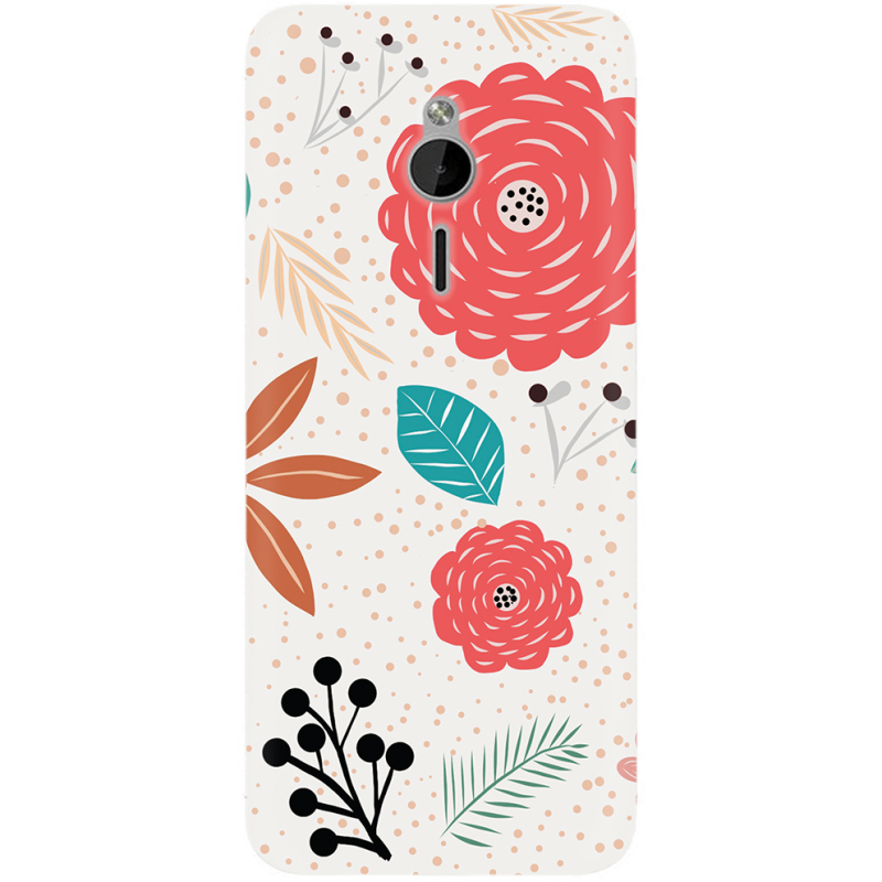 Чехол Uprint Nokia 230 Line Flowers