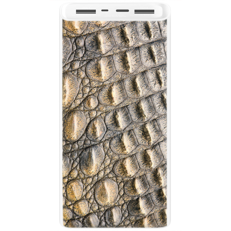Xiaomi Mi Power Bank 3 20000mAh (PLM18ZM) Белый с принтом 