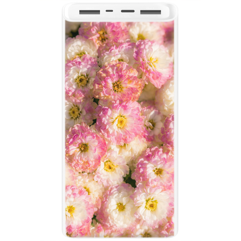 Xiaomi Mi Power Bank 3 20000mAh (PLM18ZM) Белый с принтом 