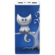 Xiaomi Mi Power Bank 3 20000mAh (PLM18ZM) Белый с принтом Smile Cheshire Cat