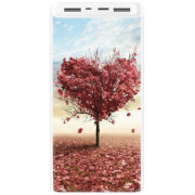 Xiaomi Mi Power Bank 3 20000mAh (PLM18ZM) Белый с принтом Tree of Love