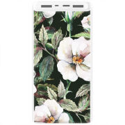 Xiaomi Mi Power Bank 3 20000mAh (PLM18ZM) Белый с принтом Blossom Roses