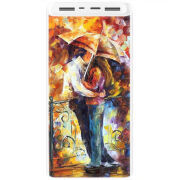 Xiaomi Mi Power Bank 3 20000mAh (PLM18ZM) Белый с принтом Kiss Under Umbrella