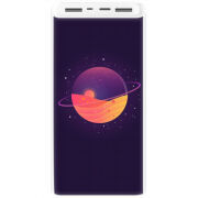 Xiaomi Mi Power Bank 3 20000mAh (PLM18ZM) Белый с принтом Desert-Planet