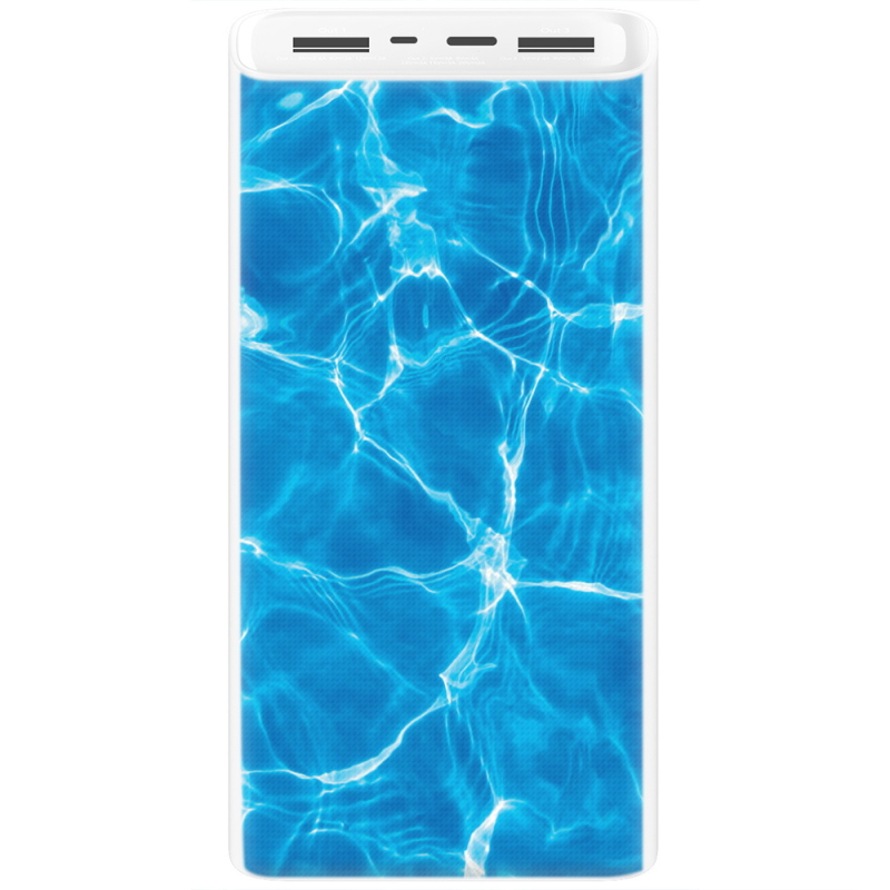 Xiaomi Mi Power Bank 3 20000mAh (PLM18ZM) Белый с принтом 