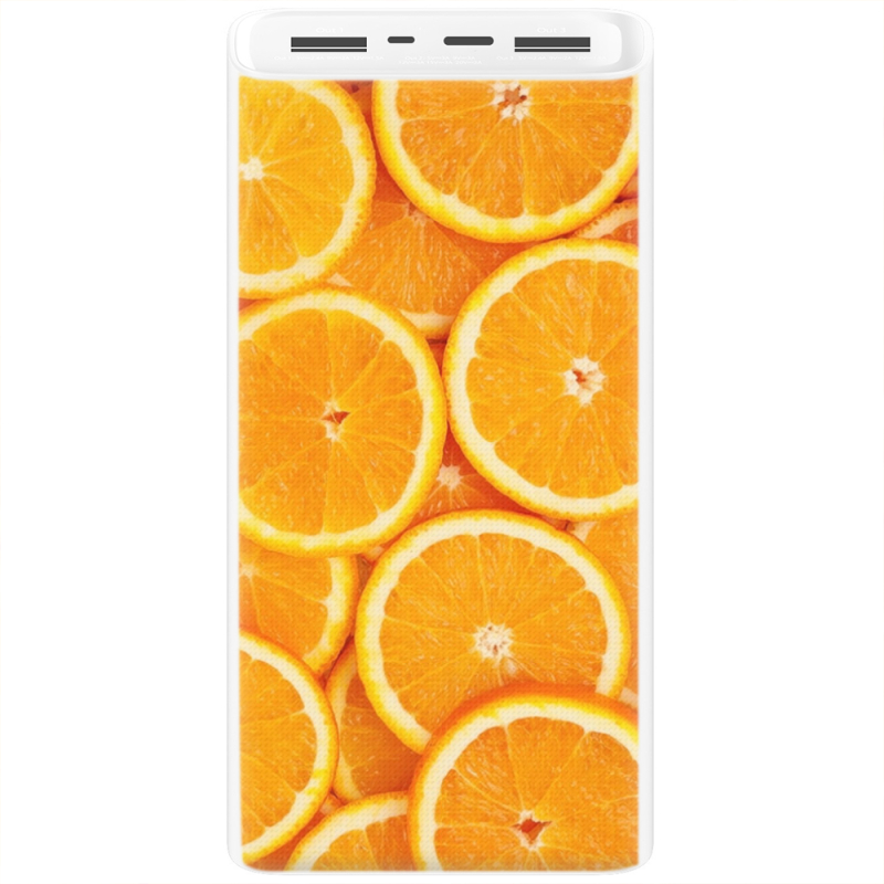 Xiaomi Mi Power Bank 3 20000mAh (PLM18ZM) Белый с принтом 