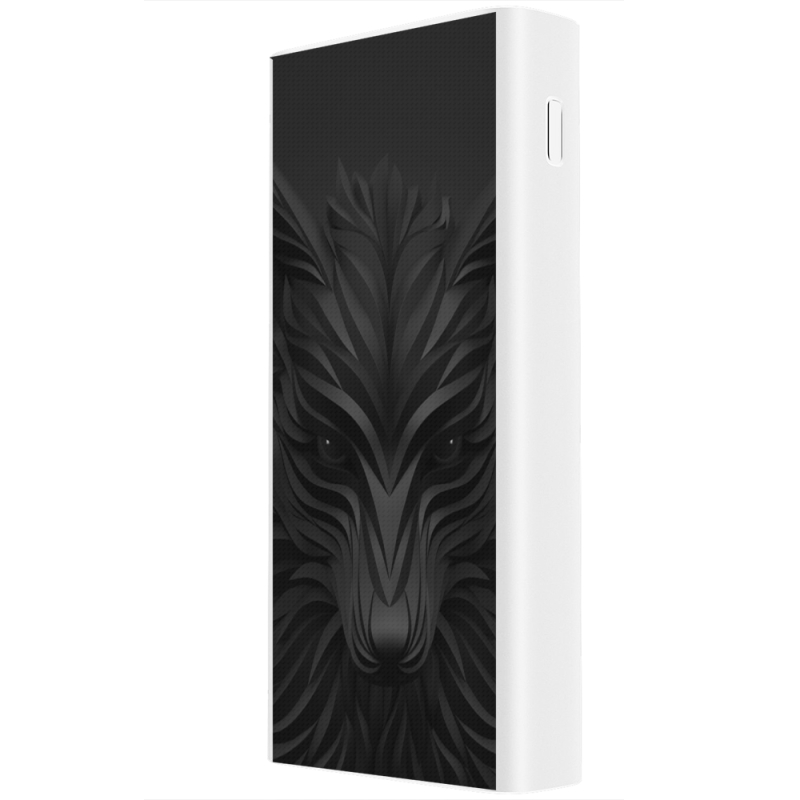 Xiaomi Mi Power Bank 3 20000mAh (PLM18ZM) Белый с принтом 