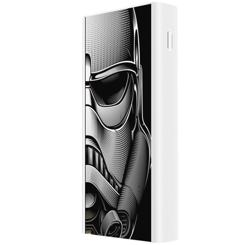 Xiaomi Mi Power Bank 3 20000mAh (PLM18ZM) Белый с принтом Imperial Stormtroopers