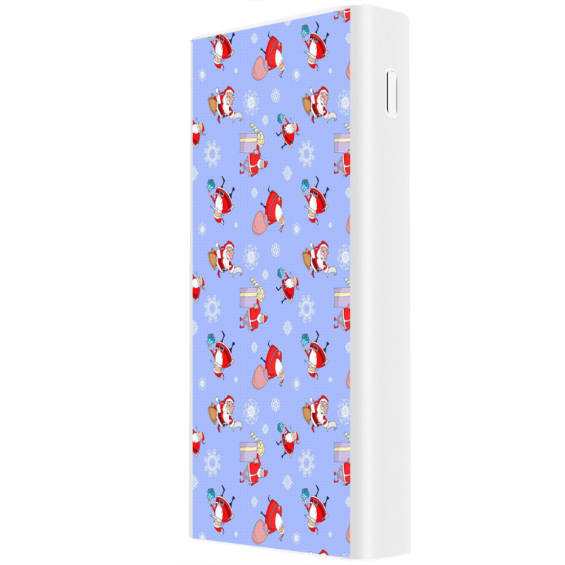 Xiaomi Mi Power Bank 3 20000mAh (PLM18ZM) Белый с принтом 