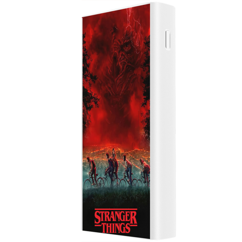 Xiaomi Mi Power Bank 3 20000mAh (PLM18ZM) Белый с принтом 