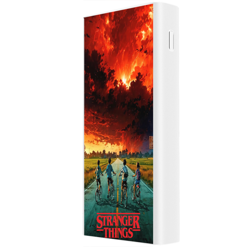 Xiaomi Mi Power Bank 3 20000mAh (PLM18ZM) Белый с принтом 