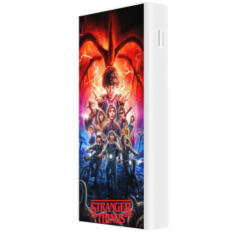 Xiaomi Mi Power Bank 3 20000mAh (PLM18ZM) Белый с принтом 