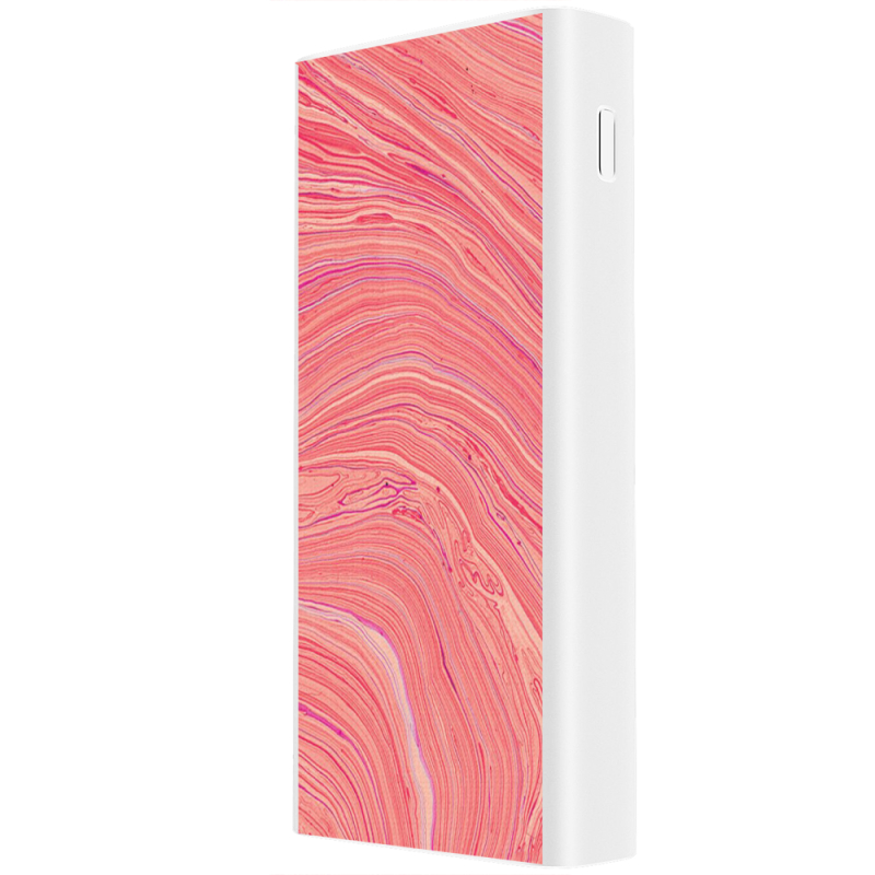 Xiaomi Mi Power Bank 3 20000mAh (PLM18ZM) Белый с принтом 