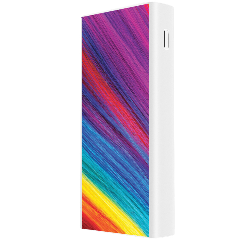 Xiaomi Mi Power Bank 3 20000mAh (PLM18ZM) Белый с принтом 