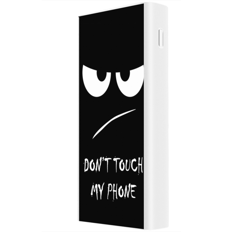 Xiaomi Mi Power Bank 3 20000mAh (PLM18ZM) Белый с принтом Don't Touch my Phone