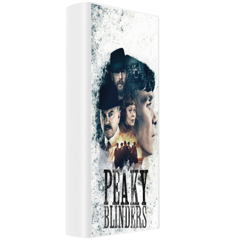 Xiaomi Mi Power Bank 3 20000mAh (PLM18ZM) Белый с принтом Peaky Blinders Poster