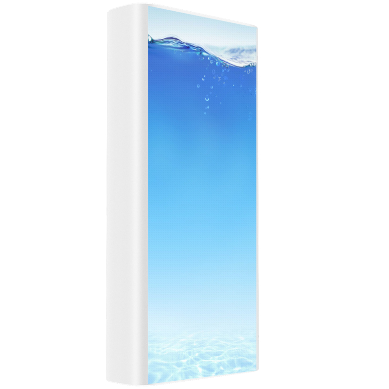 Xiaomi Mi Power Bank 3 20000mAh (PLM18ZM) Белый с принтом 