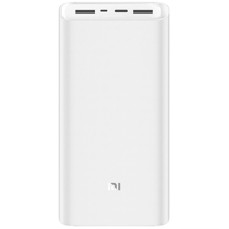 Xiaomi Mi Power Bank 3 20000mAh (PLM18ZM) Белый с принтом Malva Именной