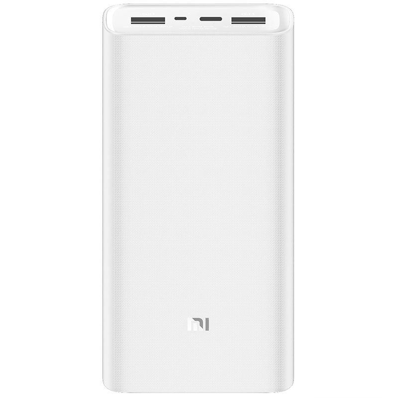 Xiaomi Mi Power Bank 3 20000mAh (PLM18ZM) Белый с принтом Полночь в Париже