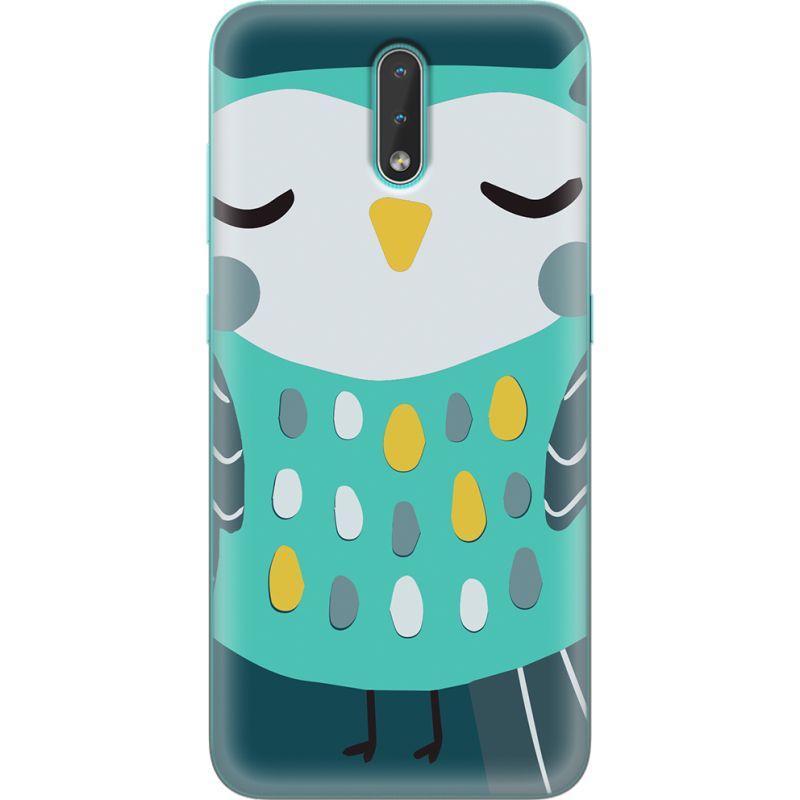 Чехол BoxFace Nokia 2.3 Green Owl