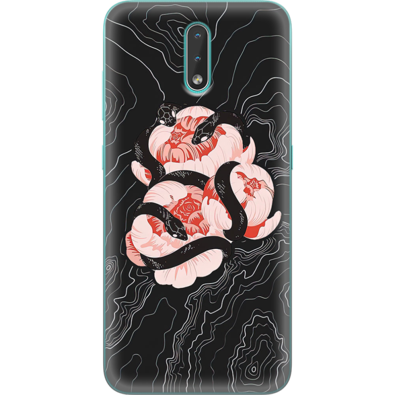 Чехол BoxFace Nokia 2.3 Snake Rose