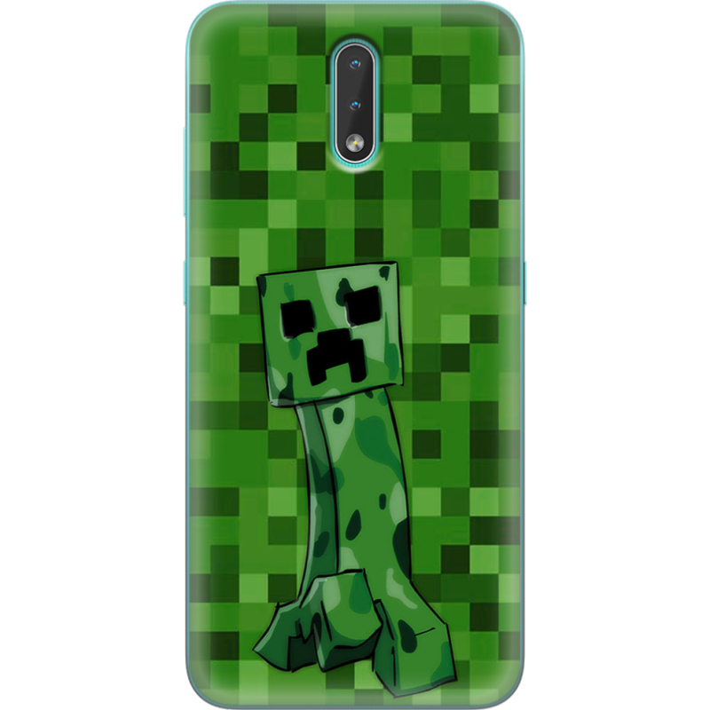 Чехол BoxFace Nokia 2.3 Minecraft Creeper