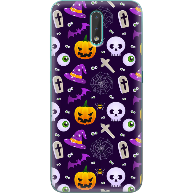 Чехол BoxFace Nokia 2.3 Halloween Purple Mood