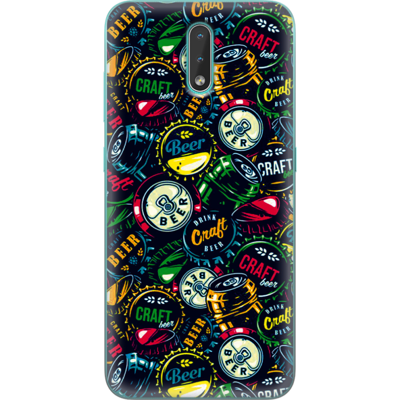 Чехол BoxFace Nokia 2.3 Bottle Caps