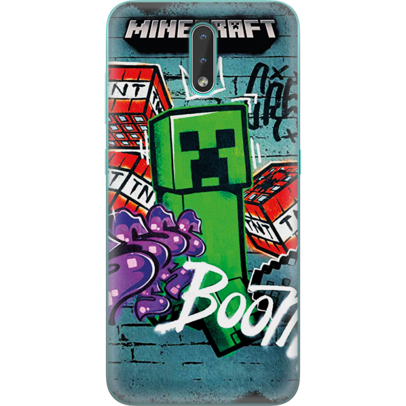 Чехол BoxFace Nokia 2.3 Minecraft Graffiti